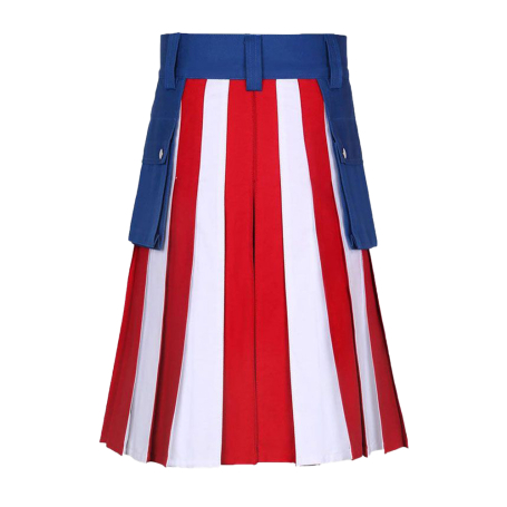 American Flag Utility Kilt For Men