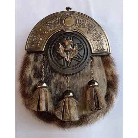 Antique Finished Thistle Dress Sporran,Dress Sporran