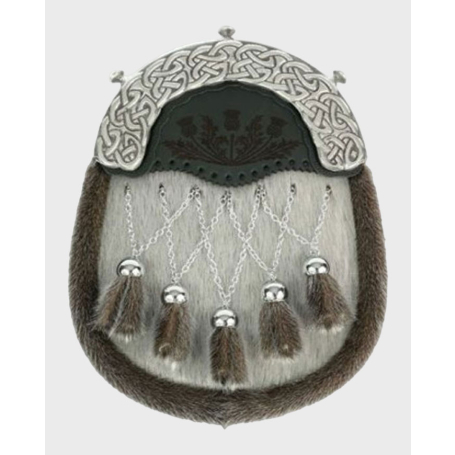 Artisan Classic Dress Sporran With Chain Belt,Chain Belt, Dress Sporran