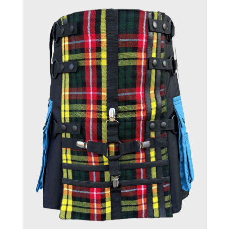 Buchanan Tartan Hybrid Utility Kilt for Men