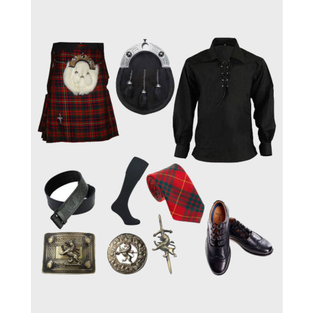 Cameron Tartan Kilt And Accessories Package