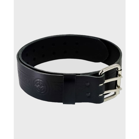 Celtic Knot Kilt Leather Belt Buckle with Buckle