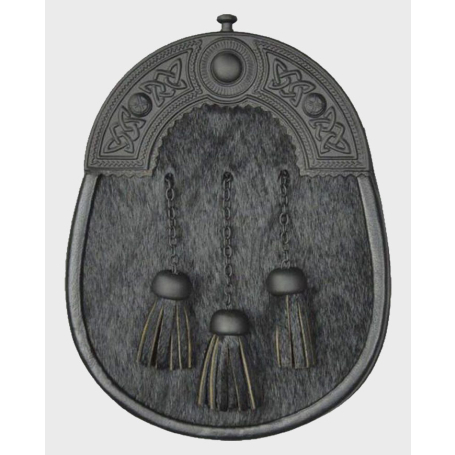 Chrome Cantle Dress Sporran