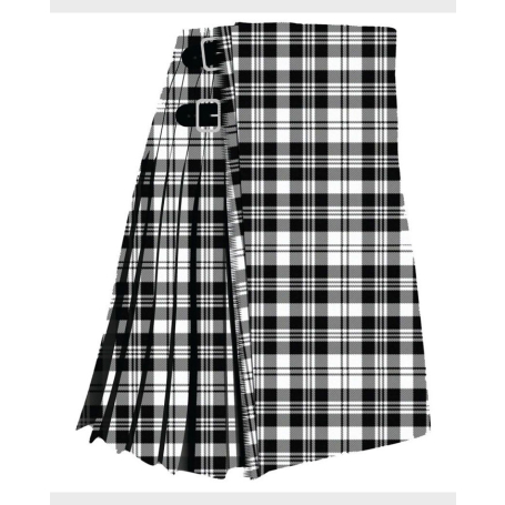 Black and White Tartan