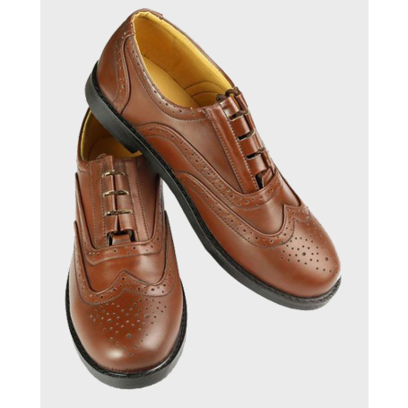 Genuine Brown Leather Ghillie Brogues