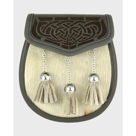 Premium Laser Etched Calf Skin Sporran