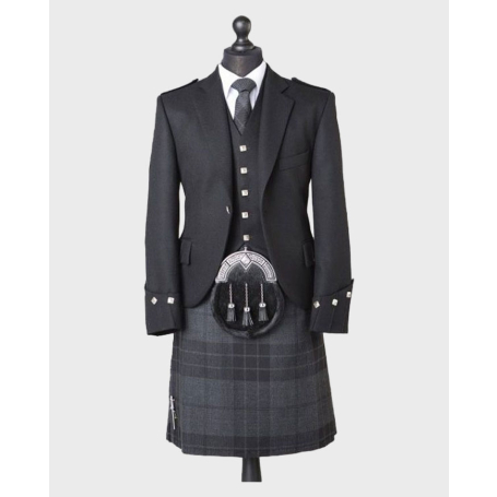 Premium Scottish Argyle Tartan Kilt Outfit