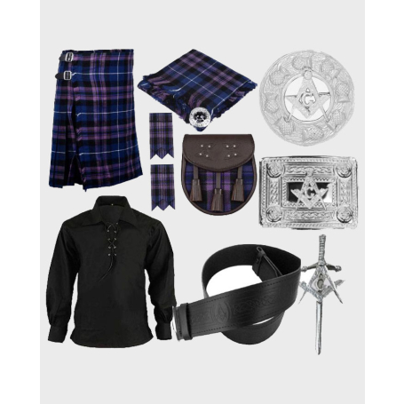 Pride Of Scotland Formal Kilt With Accessories Package Deal