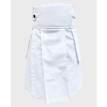 Pure White Utility Kilt