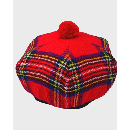 Royal Stewart Tartan O Shanter Wool Scottish Tammy Hat,Tammy Hat
