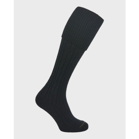 Scottish Black Kilt Socks-Hose