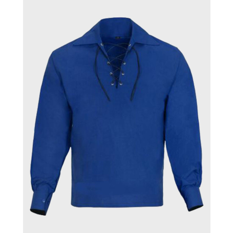 Scottish Blue Jacobite Ghillie Shirt