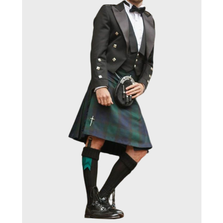 Scottish Wedding Prince Charlie Kilt Outfit Deluxe Package