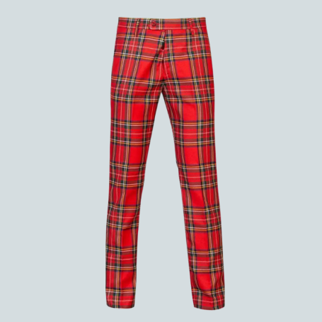 Scottish Royal Stewart Tartan Wool Trousers for Men | True Kilt