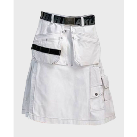 White Working Utility Kilt