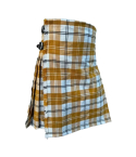 Ailsa Gold Tartan Kilt – Handmade Traditional Gold Tartan