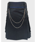 Black Modern Utility Kilt with Silver Chain & Cargo Pockets,black modern utility kilt men

utility kilt silver chain cargo pockets

mens black work kilt

modern utility kilt daily wear
