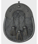 Chrome Cantle Dress Sporran

