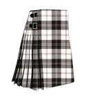 Erskine Black And White Tartan Kilt