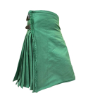 Green Ancient Plain Coloured Tartan Kilt