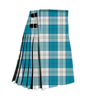 Lennox Dress Turquoise Tartan Kilt