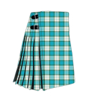 Longniddry Turquoise Tartan Kilt 