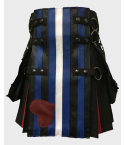 Pride Flag Pure Leather Kilt 