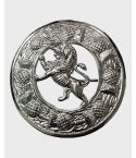 Rampant Lion Design Fly Plaid Brooch