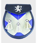 Saltire Semi Dress Leather Sporran