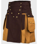 Traditional Two Toned Utility Kilt for Men