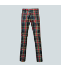 Black Stewart Tartan Wool Trousers for Men | True Kilt
